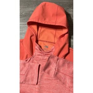 The North Face Women's Dynamix Weather Resistant Small Hoodie Coral Heathered